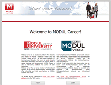 Tablet Screenshot of modulcareer.at